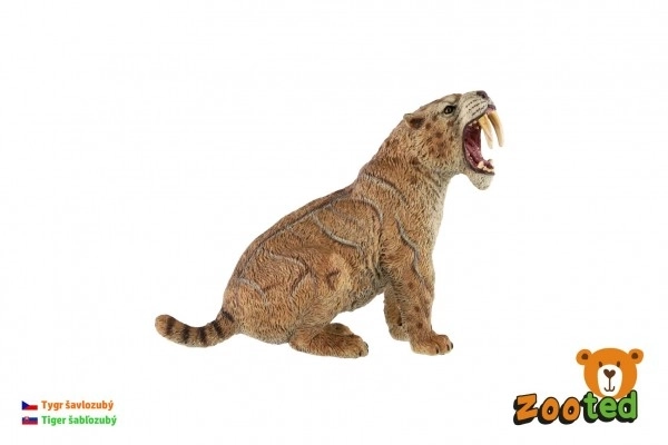 Tigar sabljozubi plastični 11cm u vrećici