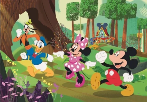 Puzzle maxi 104 dijelova Disney Mickey i prijatelji