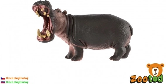 Plastična figurica nilskog konja 11 cm