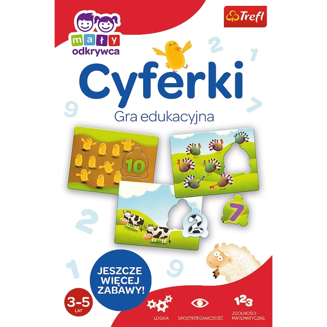 Edukativna igra Brojevi iz serije Mali Istraživač Trefl