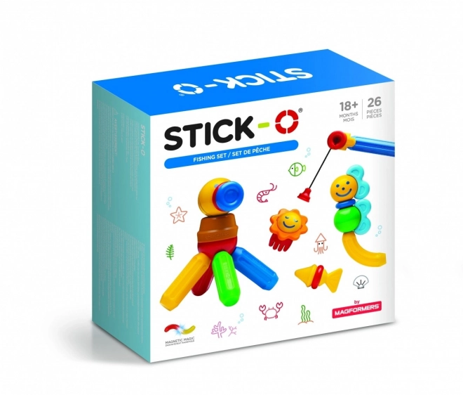 Stick-O Magnetska građevinska igračka Ribolov