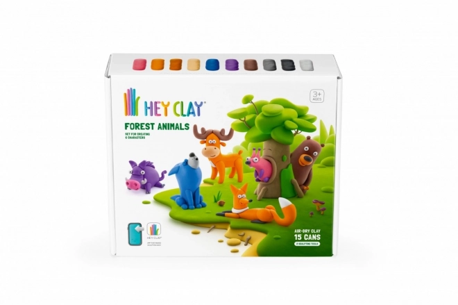 Hey Clay plastična set Šumske životinje
