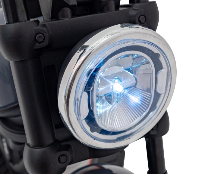 Motocikl Chopper FASTER – Sivi