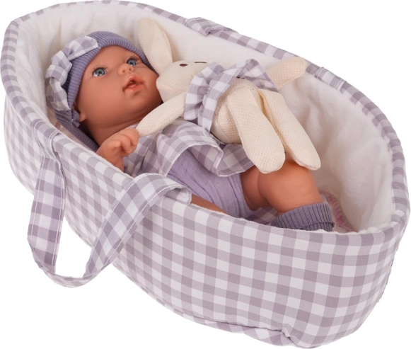 Set beba lutka s dodacima – Ljubičaste