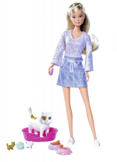 Lutka Steffi i mačja njega