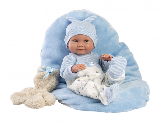 Llorens 73807 NEW BORN DJEČAK - realistična lutka beba s tijelom od cijelog vinila - 40 cm