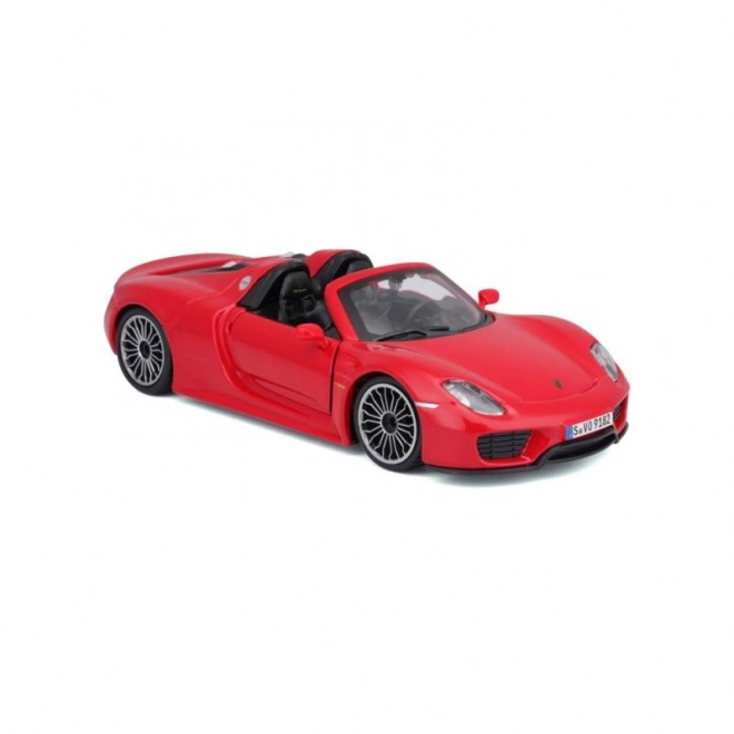 Kovinsko autiće Porsche 918 Spyder crveno