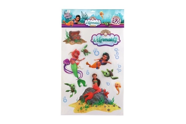 3D XXL Zidne naljepnice Sirena