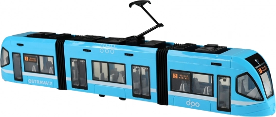 Moderna tramvaja Ostrava plava 47 cm