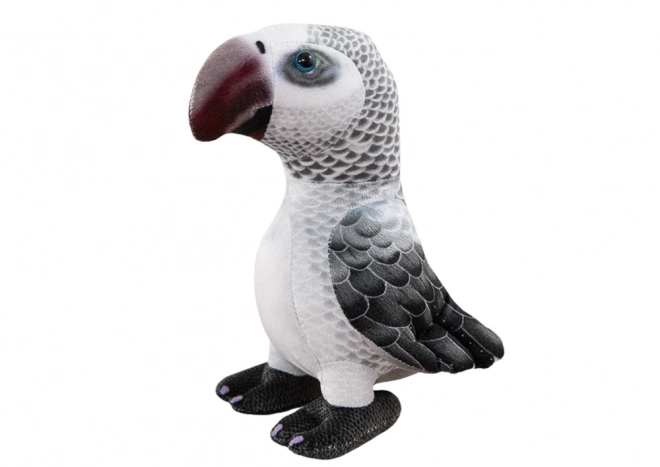 Plišani papagaj sivi 20 cm