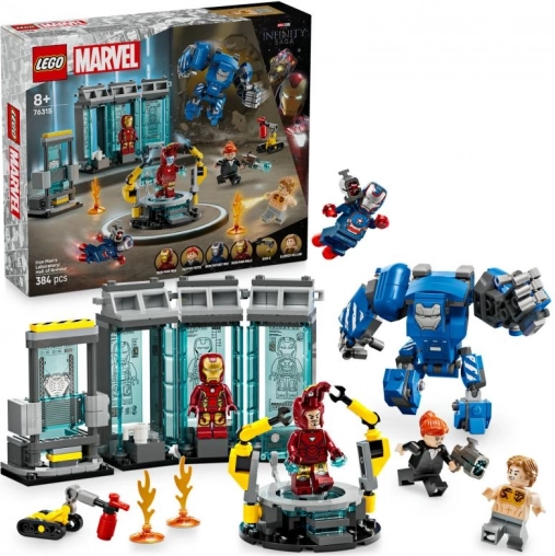 LEGO Marvel laboratorij Iron Mana: oklopnica 76315