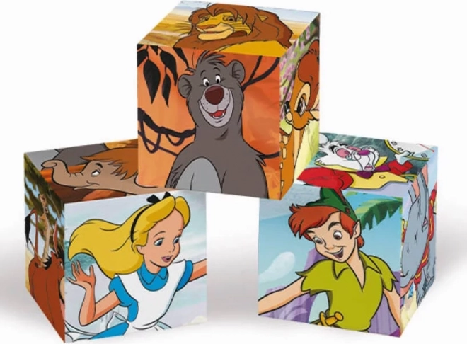 CLEMENTONI Slagalica kocke Disney klasika, 6 kocki