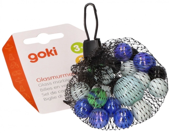 Staklene kuglice Marbles 21 kom - Mramorne kuglice