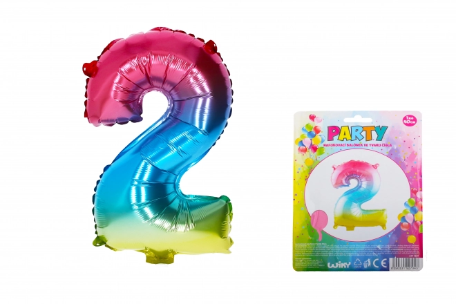 Šareni balon na napuhavanje - broj 2