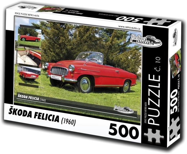 Puzzle Retro-automobili Škoda Felicia 1960 – 500 dijelova