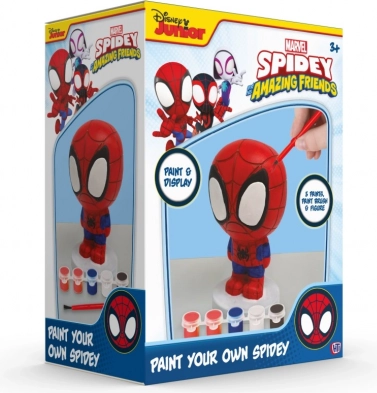 Spidey figurica za bojanje – kreativni set s bojama i kistom