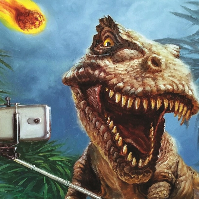 Puzzle Dino Selfie 100 dijelova