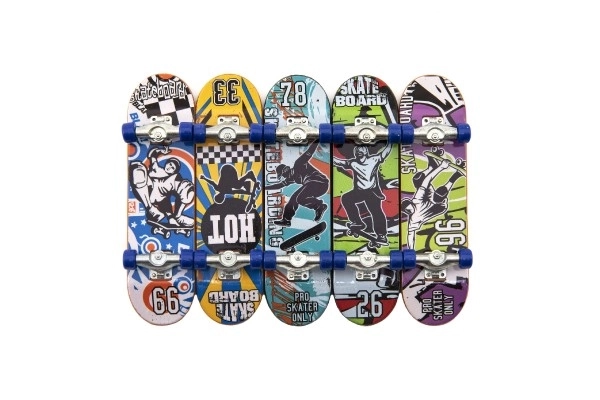 Šroubovaci prstovni skateboard s dodacima - 9 cm