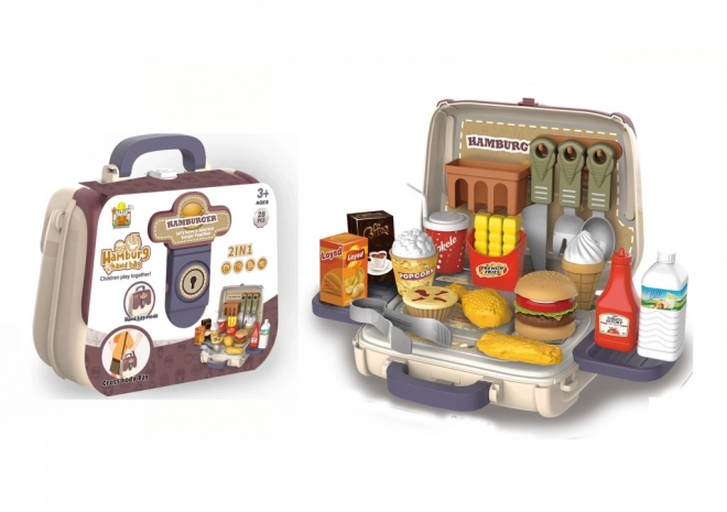 Set za hamburger s praktičnom kovčežićem