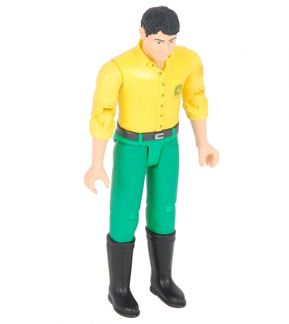 Bruder BWORLD Figura John Deere žuta majica, zelene hlače