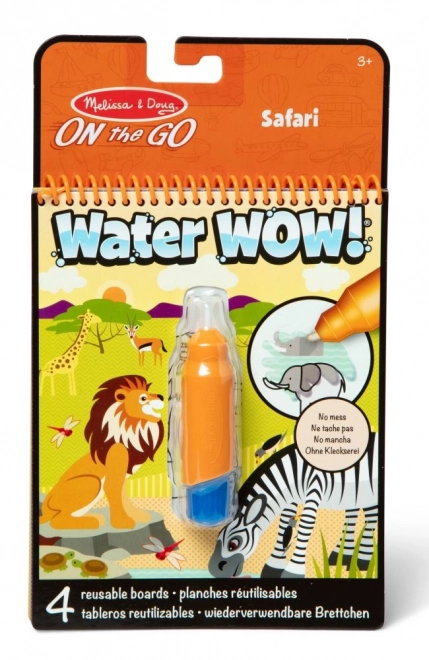 Safari Vodovky WaterWow Knjiga za Bojanje za Djecu