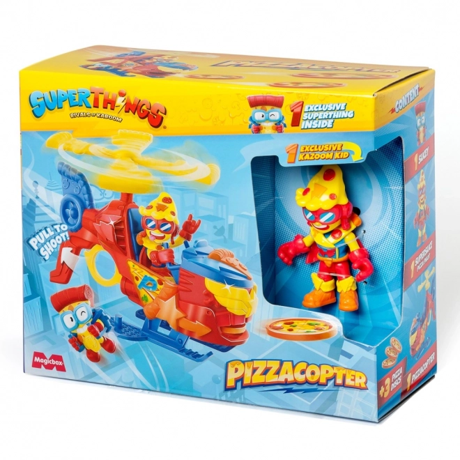 SuperThings Pizzacopter s lansirnim diskom
