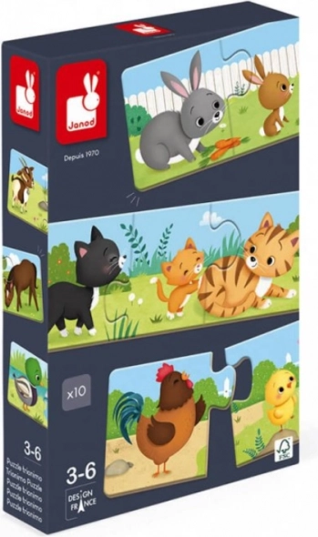 Dječje puzzle Farma 30 dijelova - Janod
