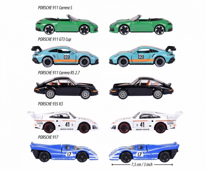 Majorette Porsche Motorsport Poklon set 5 kom