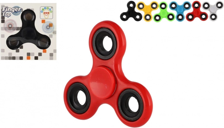 fidget spinner metalno–plastični 7 cm, mix boja