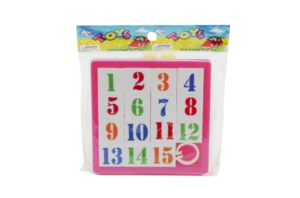 Pomicaljka glavolam broj plastika 8x8cm razne 4 boje u vrećici