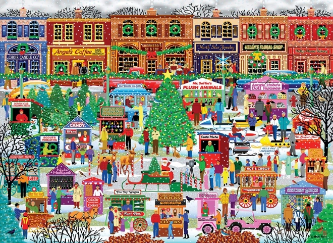 Eurographics puzzle Božićni sajam u centru XL 500 dijelova