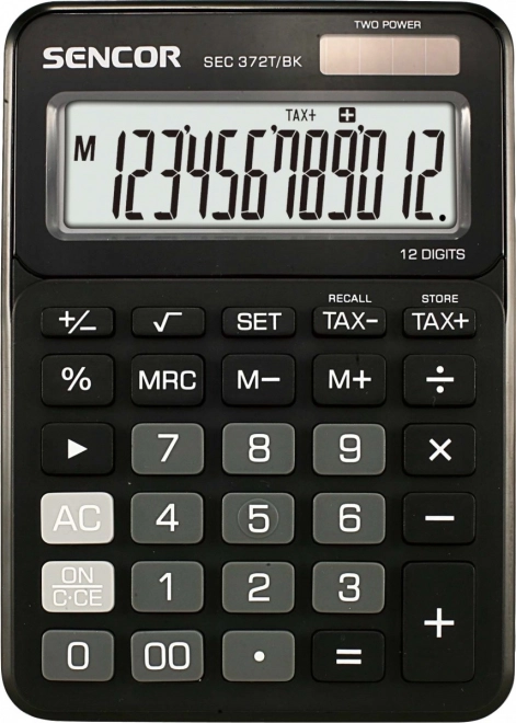 Kalkulator SEC stolni s 12-znamenkastim LCD zaslonom