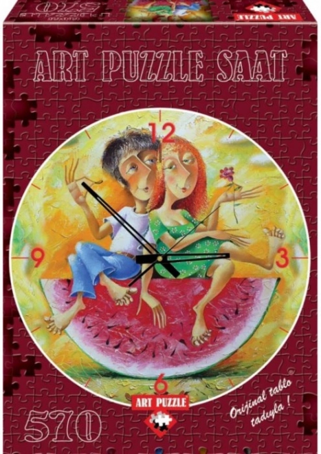 Puzzle sat - Volimo crvenu (570 dijelova)