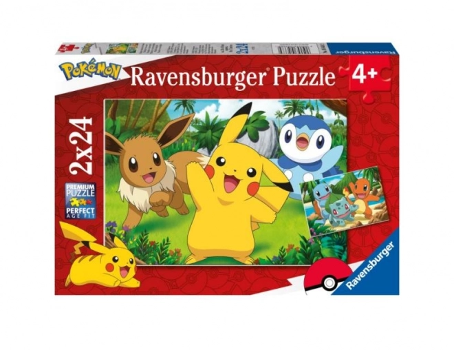 Puzzle Pokémoni 2x24 kom