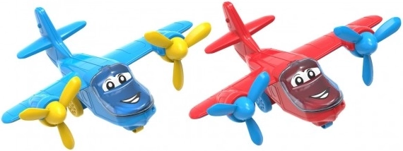 Plastični zrakoplov za djecu 28 cm - 2 boje
