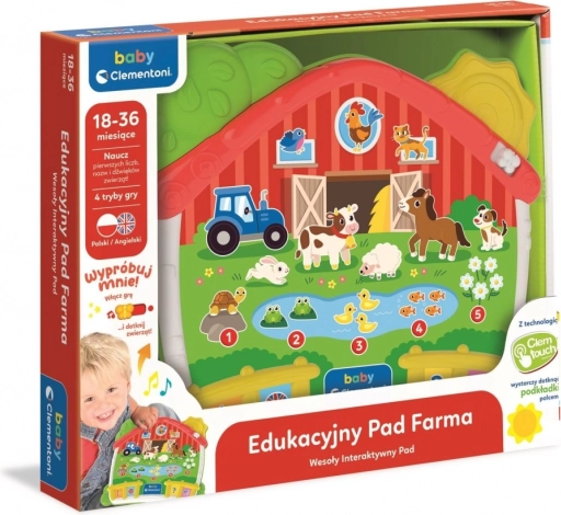 Clementoni baby edukativni pad farma