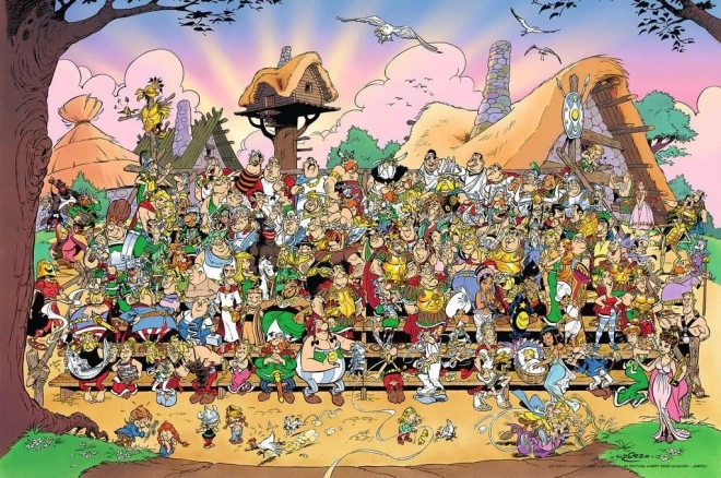 Ravensburger puzzle Asterix i Obelix: Obiteljska fotografija 3000 dijelova