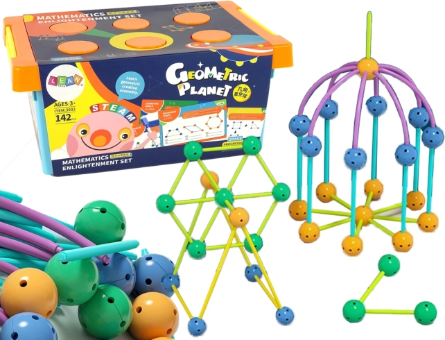 3D konstruktivna geometrijska slagalica - 142 dijelova