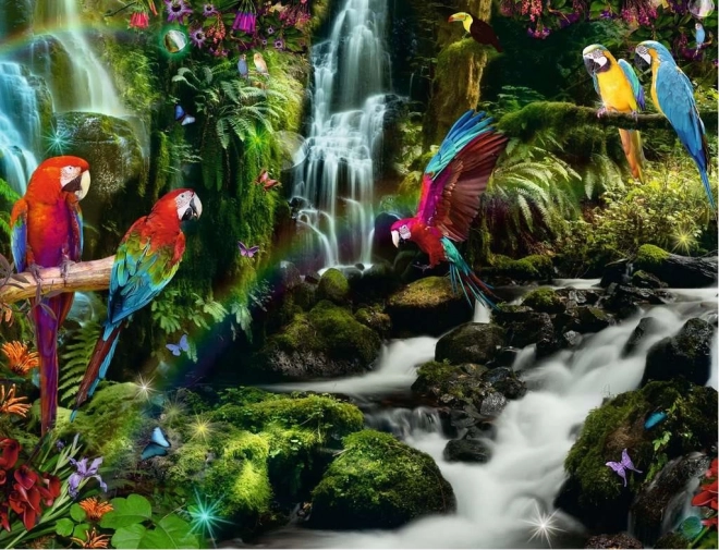Ravensburger puzzle Papige u raju 2000 dijelova