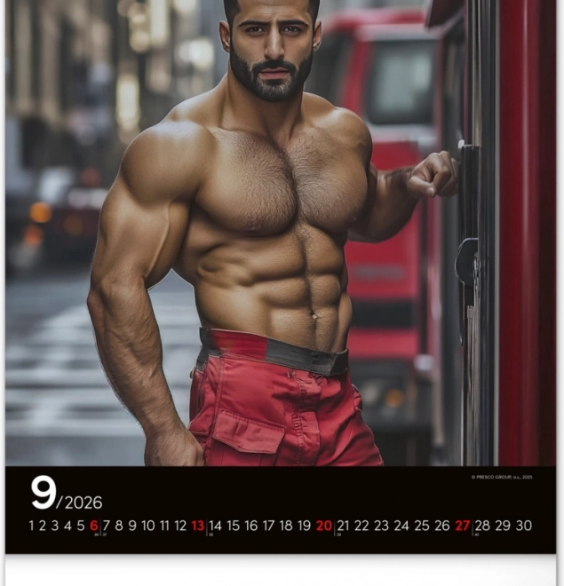 Zidni kalendar Vatrogasci Dreamy 2026