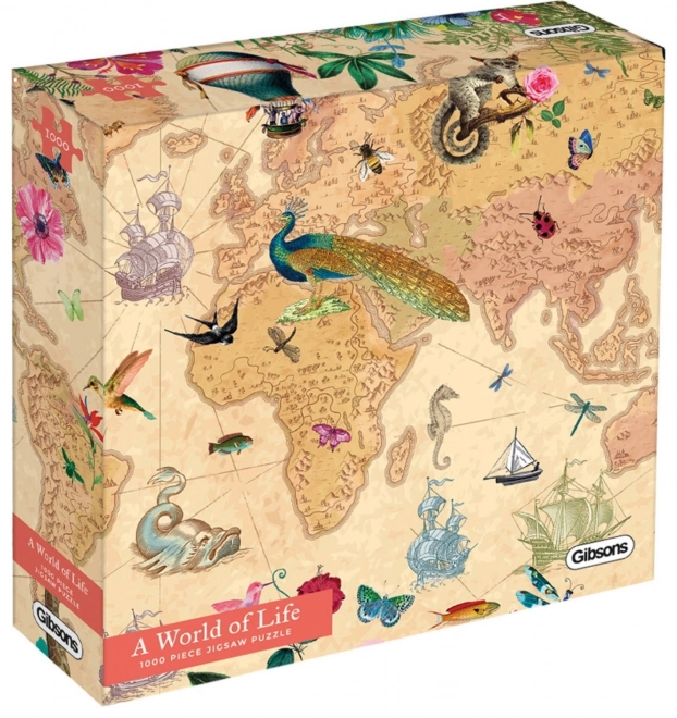 Puzzle Svijet pun života 1000 dijelova od Gibsons