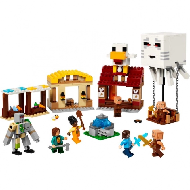 LEGO Minecraft 21273 Napad Balonskog Ghasta na selo