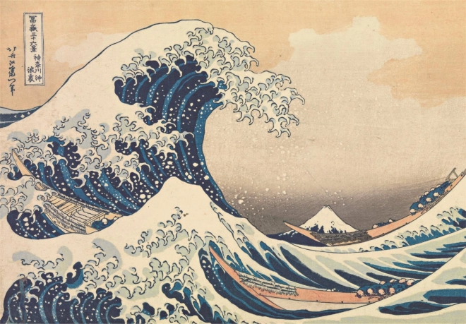 Puzzle 1000 kom - Hokusai: Veliki val