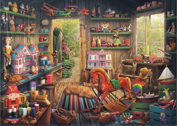 Slagalica Nostalgijske igračke 1000 dijelova RAVENSBURGER
