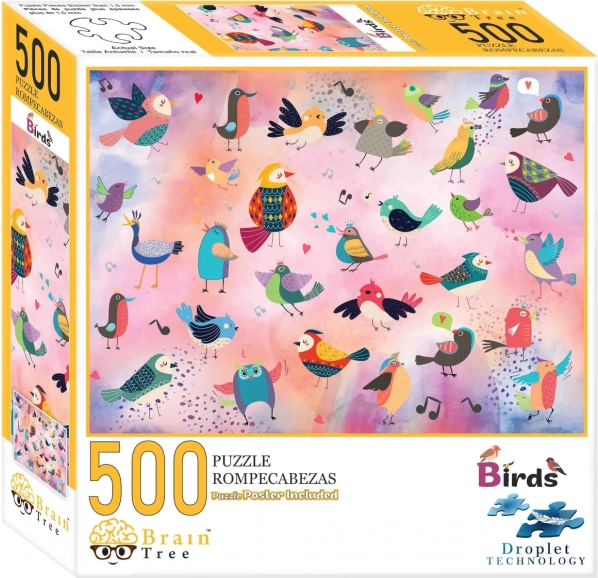 Puzzle Brain Tree Bajkovite Ptice 500 Dijelova