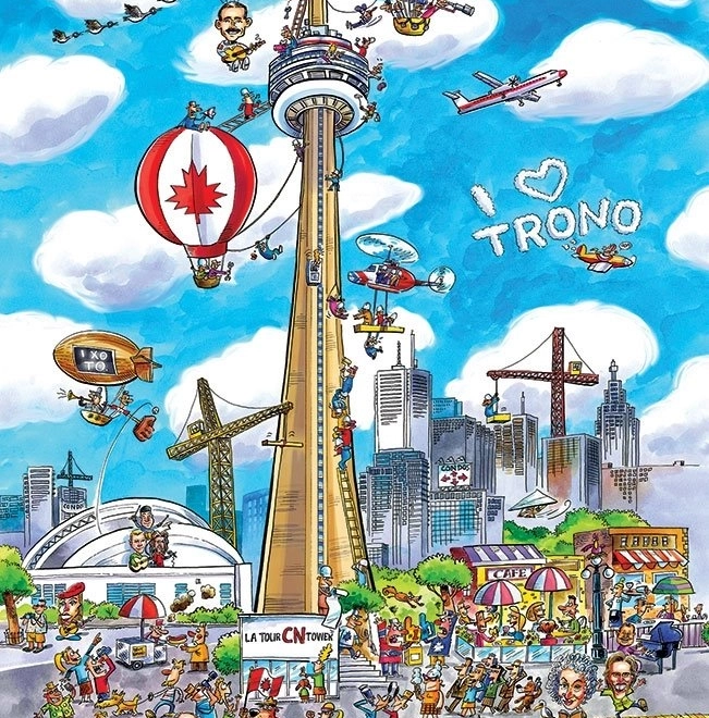 Puzzle DoodleTown: Toronto 1000 dijelova