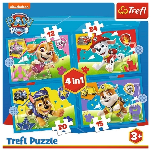 Slagalica 4u1 Paw Patrol Trčeći Psići