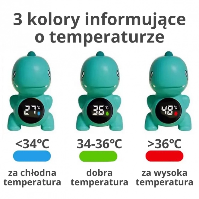 Dječji termometar za vodu dinosaur