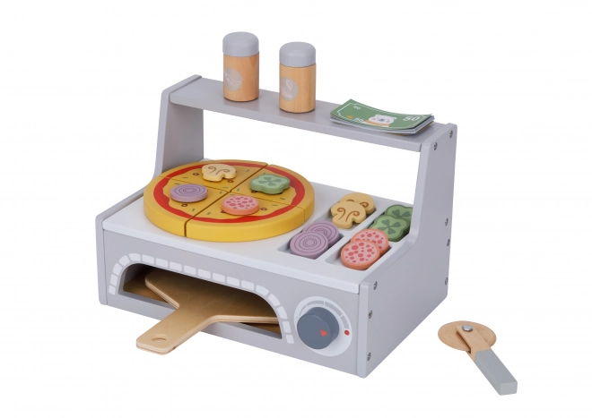 Tooky Toy drveni set za pizzu s dodacima
