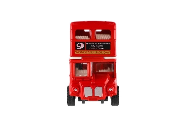 Crveni dvokatni autobus London 12 cm